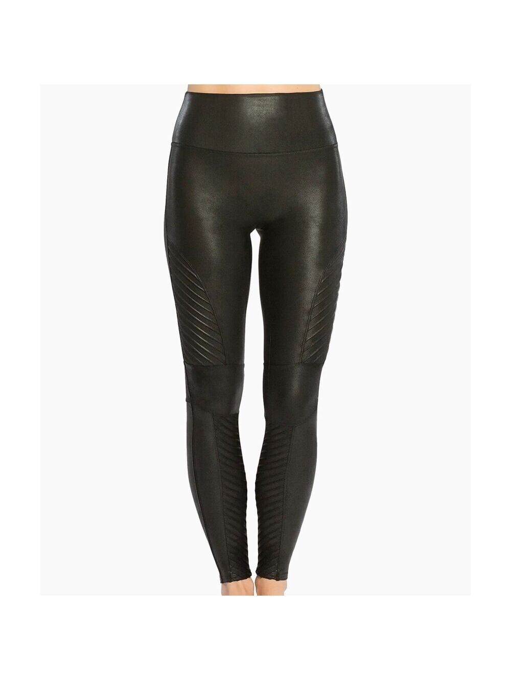 NWT Spanx Moto Faux Leather Leggings Size Small
